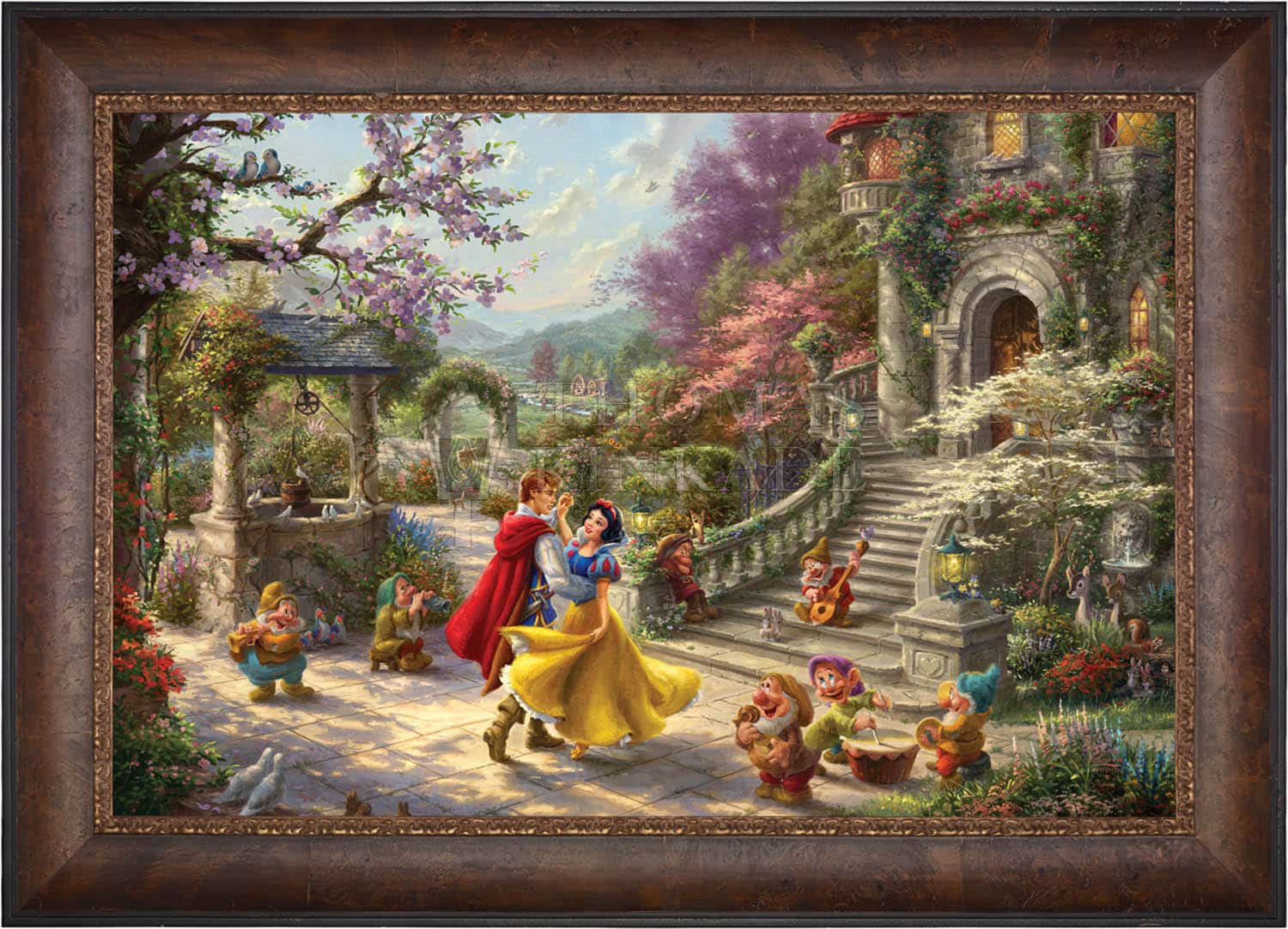 Disney Snow White Dancing in the Sunlight - Jewel Edition Art