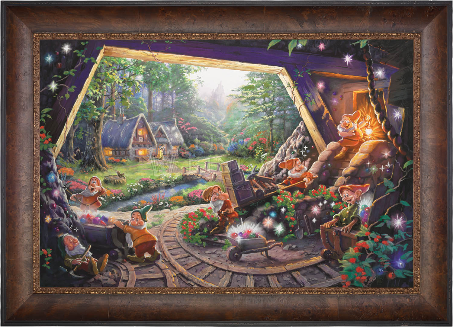 Disney Snow White and the Seven Dwarfs - Limited Edition Canvas