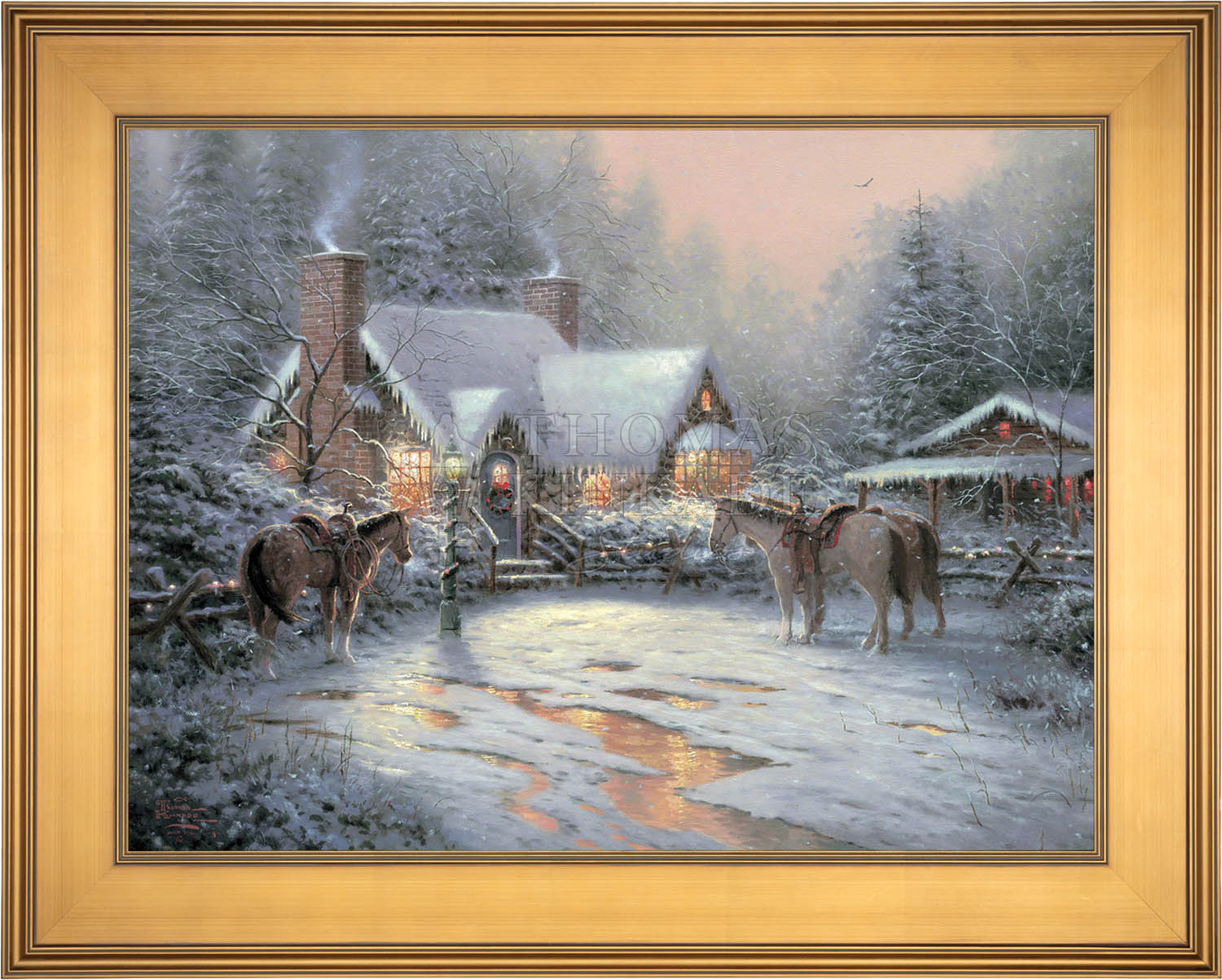 A Christmas Welcome - Limited Edition Canvas Limited Edition