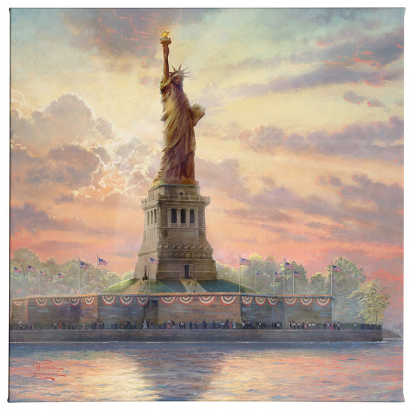 Dedicated to Liberty - 20" x 20" Gallery Wrapped Canvas