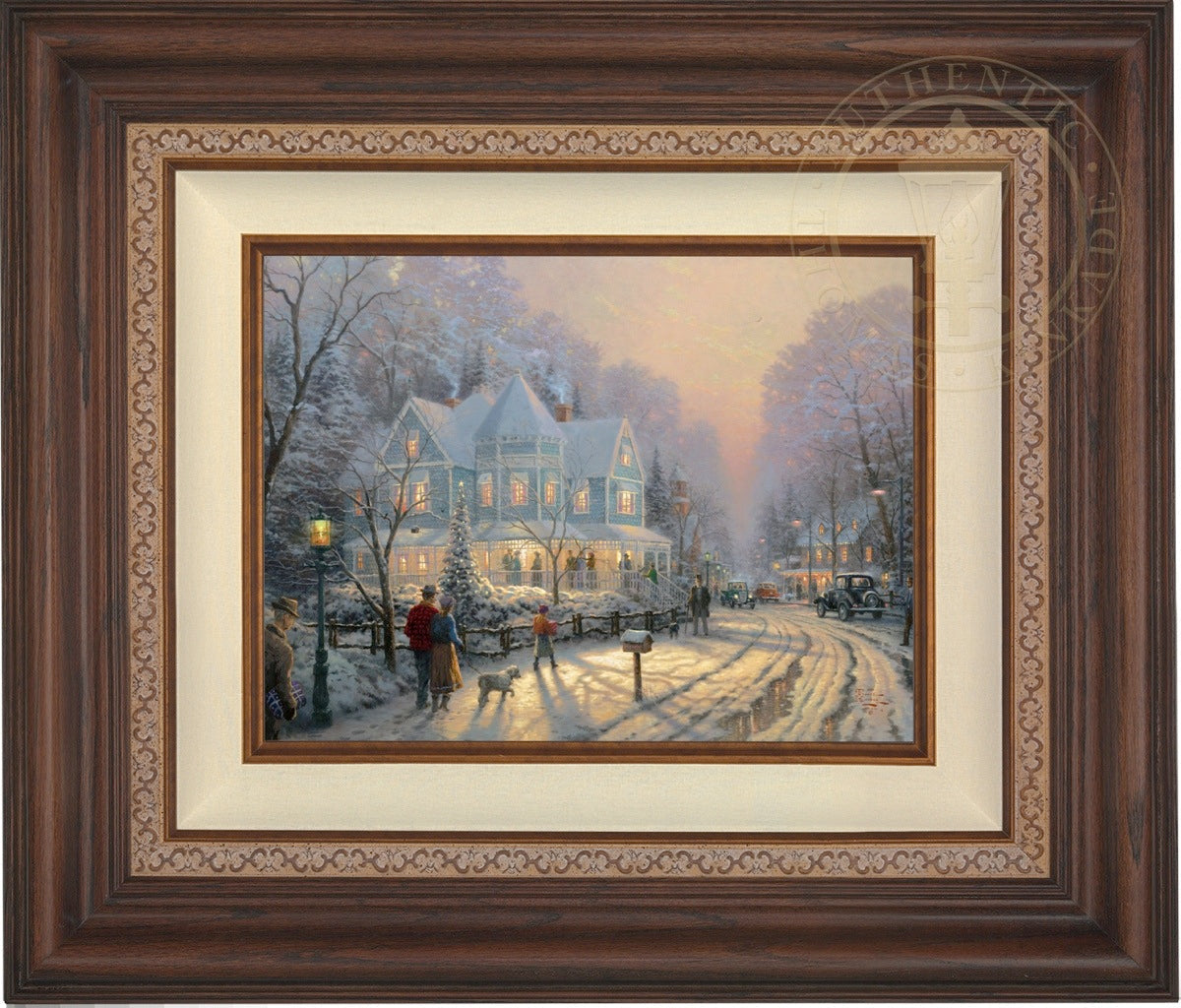 A Holiday Gathering - Limited Edition Canvas – Thomas Kinkade Studios
