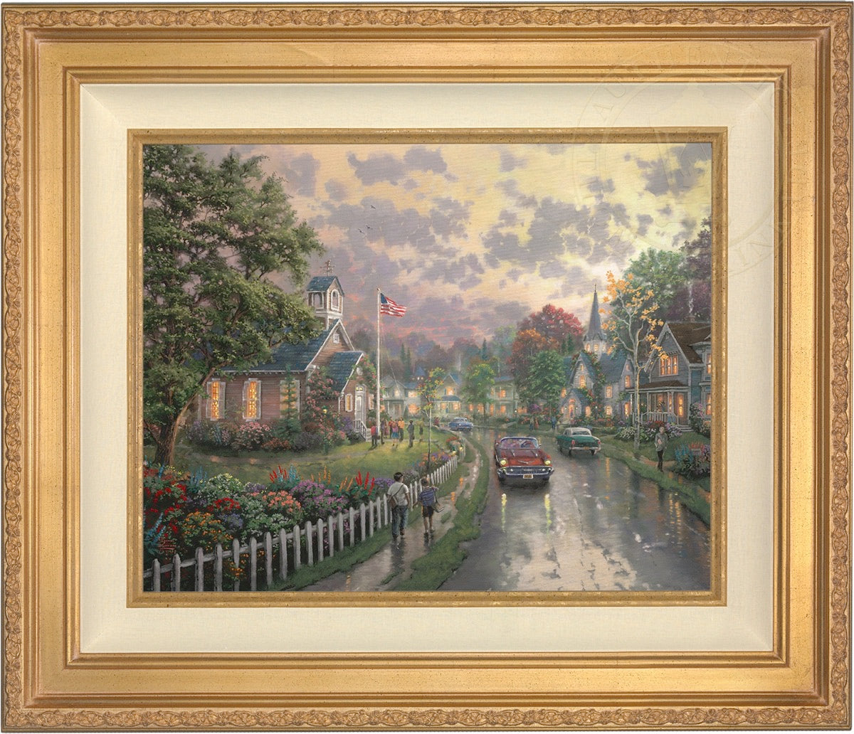 Morning Pledge - Limited Edition Canvas – Thomas Kinkade Studios