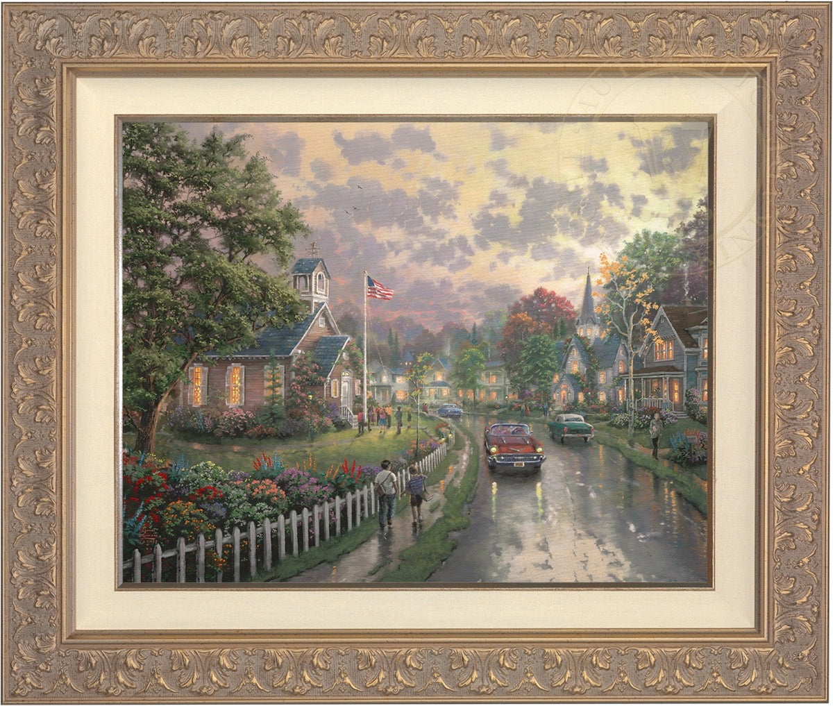 Morning Pledge - Limited Edition Canvas – Thomas Kinkade Studios