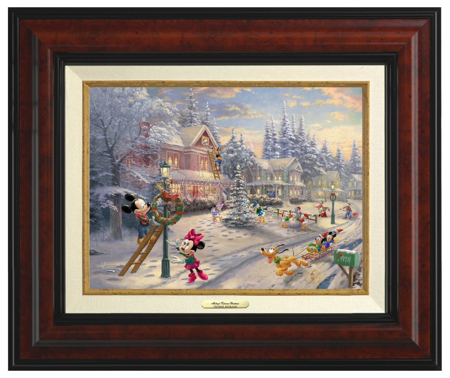 Disney Mickey's Victorian Christmas - Canvas Classics Canvas