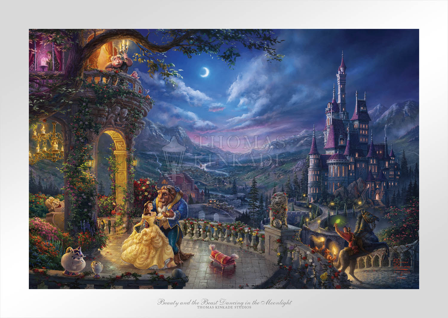 Disney Beauty and the Beast Dancing in the Moonlight - Limited