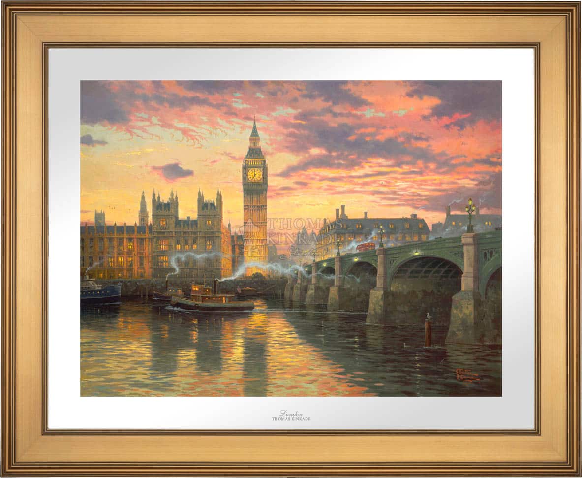 Shop London - Limited Edition Paper Wall Art From Thomas Kinkade