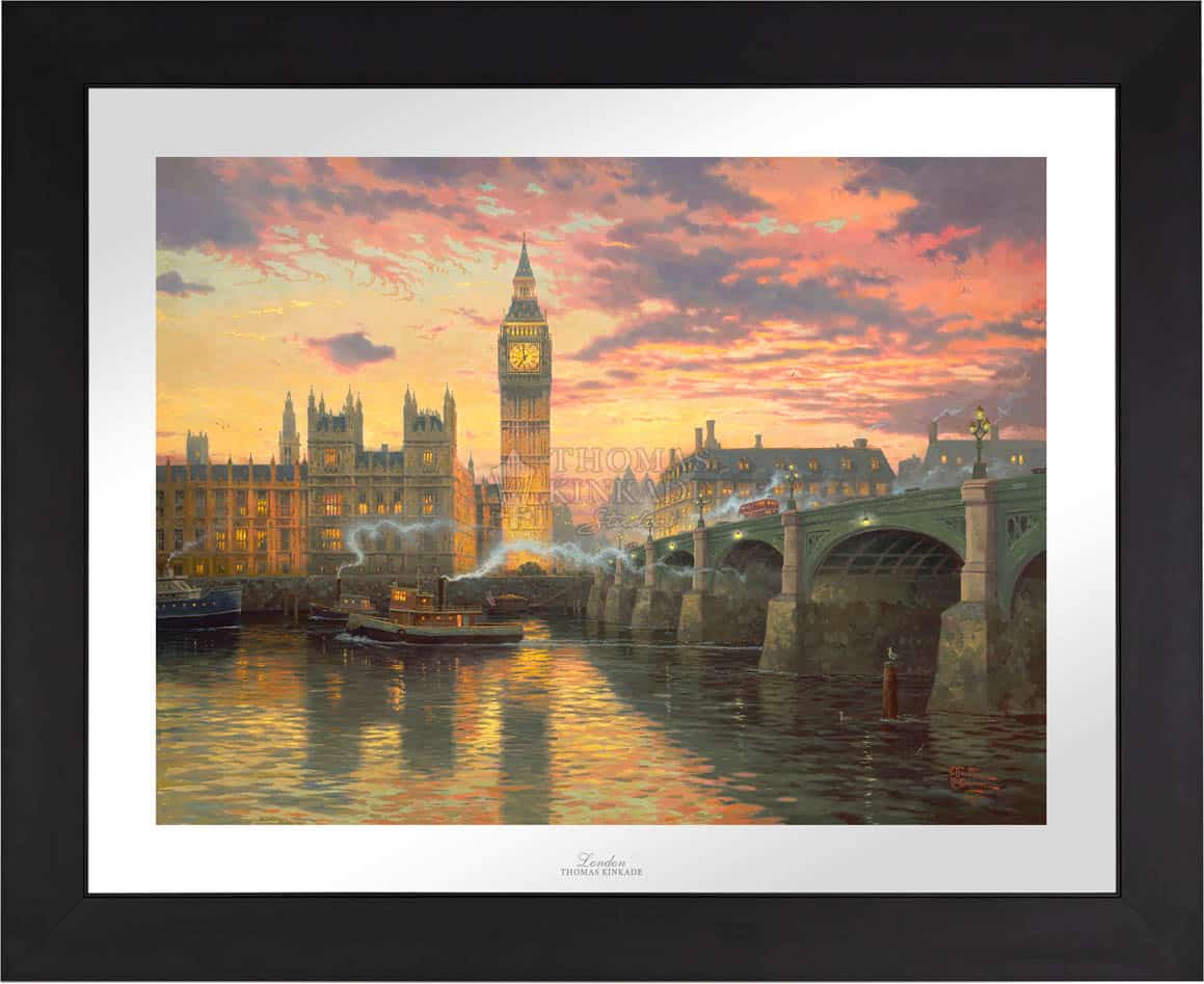 Shop London - Limited Edition Paper Wall Art From Thomas Kinkade