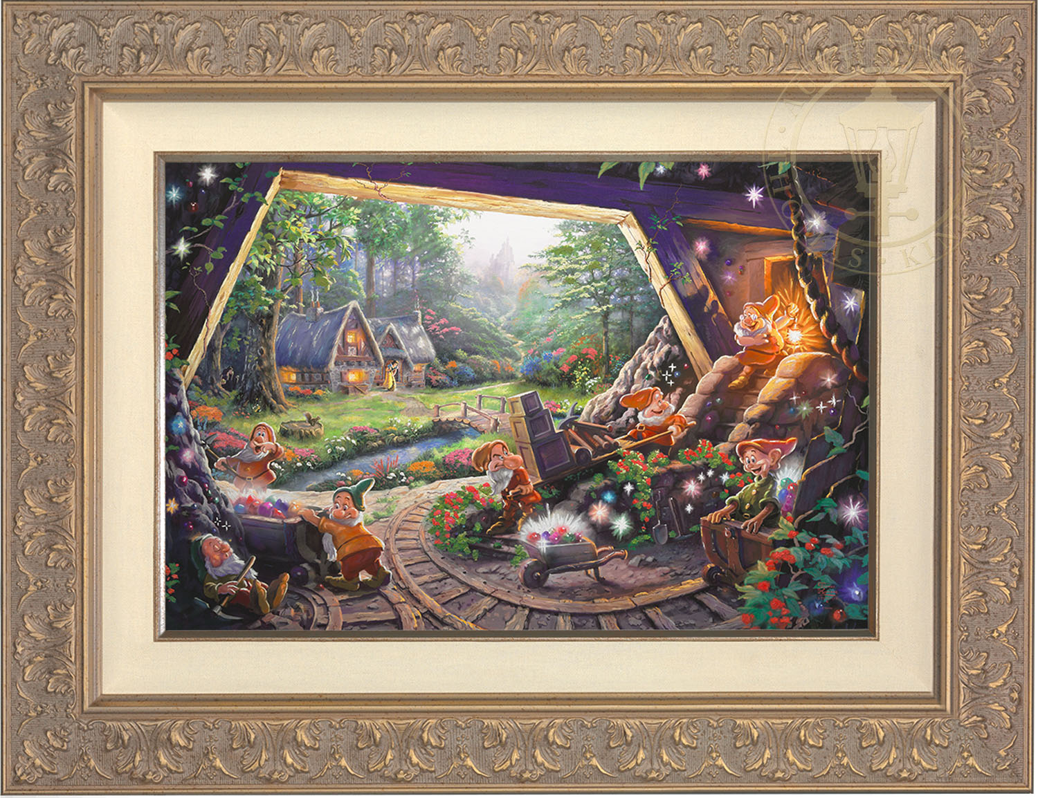 Disney Fine Art 白雪姫 Disney Snow White and the Seven Dwarfs