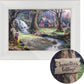 Disney Snow White Discovers the Cottage - Personalized Canvas | Thomas Kinkade Studios® Online Store
