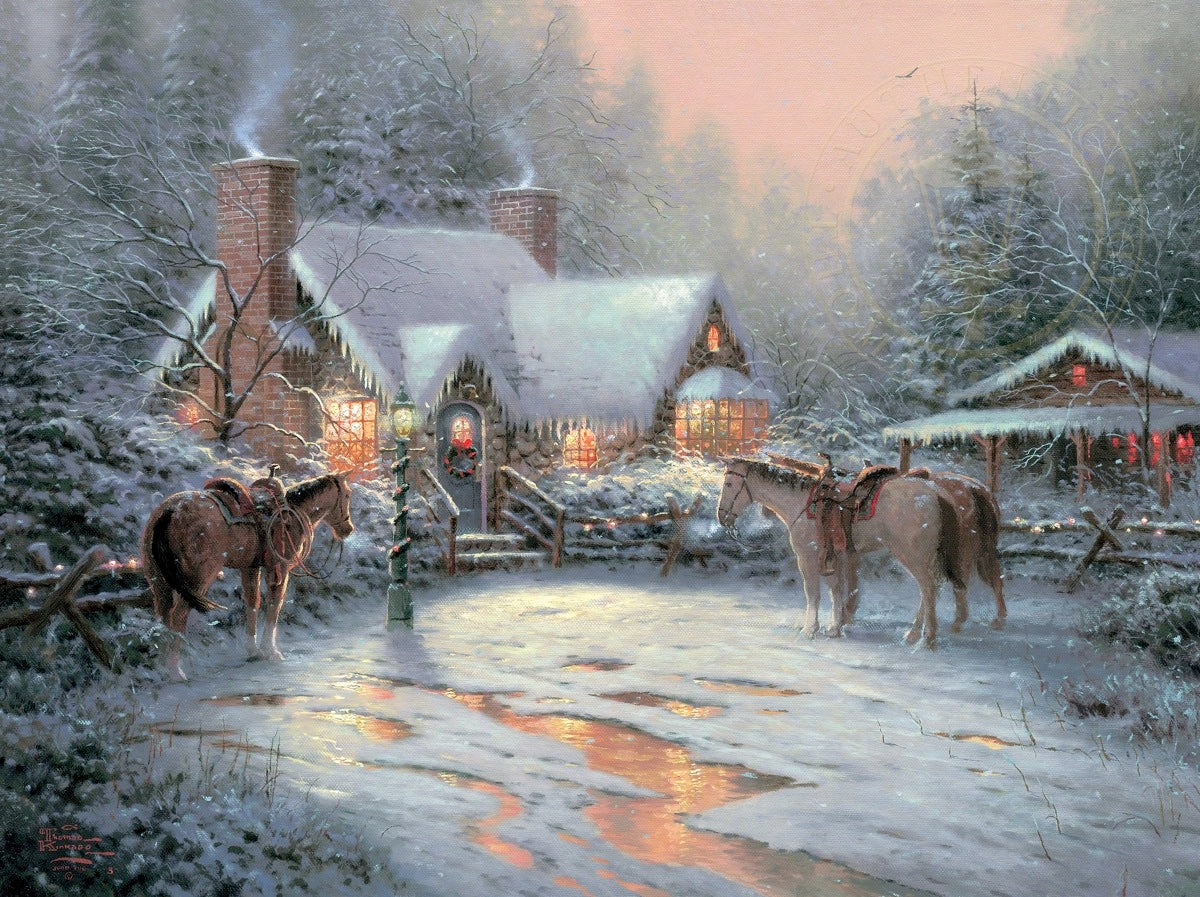 A Christmas Welcome - Limited Edition Canvas Limited Edition